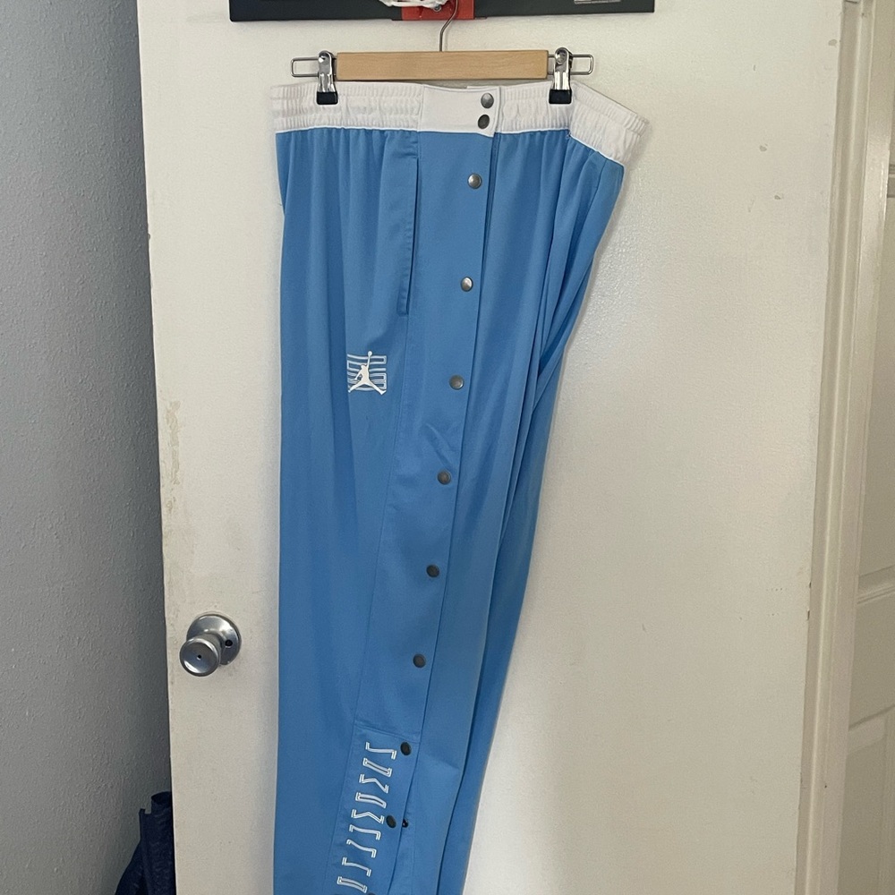 Nike Air Jordan Carolina Tar Heel Blue XXL basketball warm up joggers